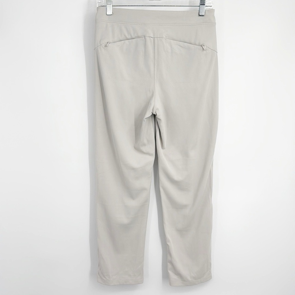 Athleta Headlands Hybrid Pant Womens 6 Birch Grey high Rise Ankle Crop Stretch - Picture 7 of 15